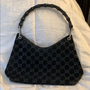 Gucci bamboo handle bag